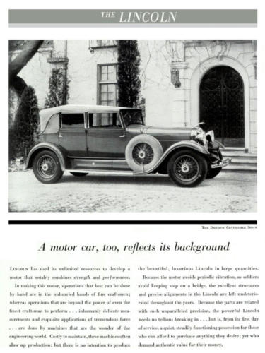 1930 Lincoln Ad-0a