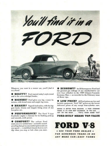 1939 Ford Ad-52