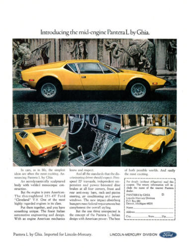 1973 Pantera Ad-01