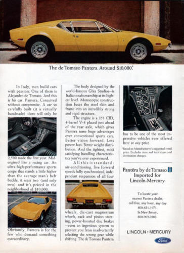 1974 Pantera Ad-01